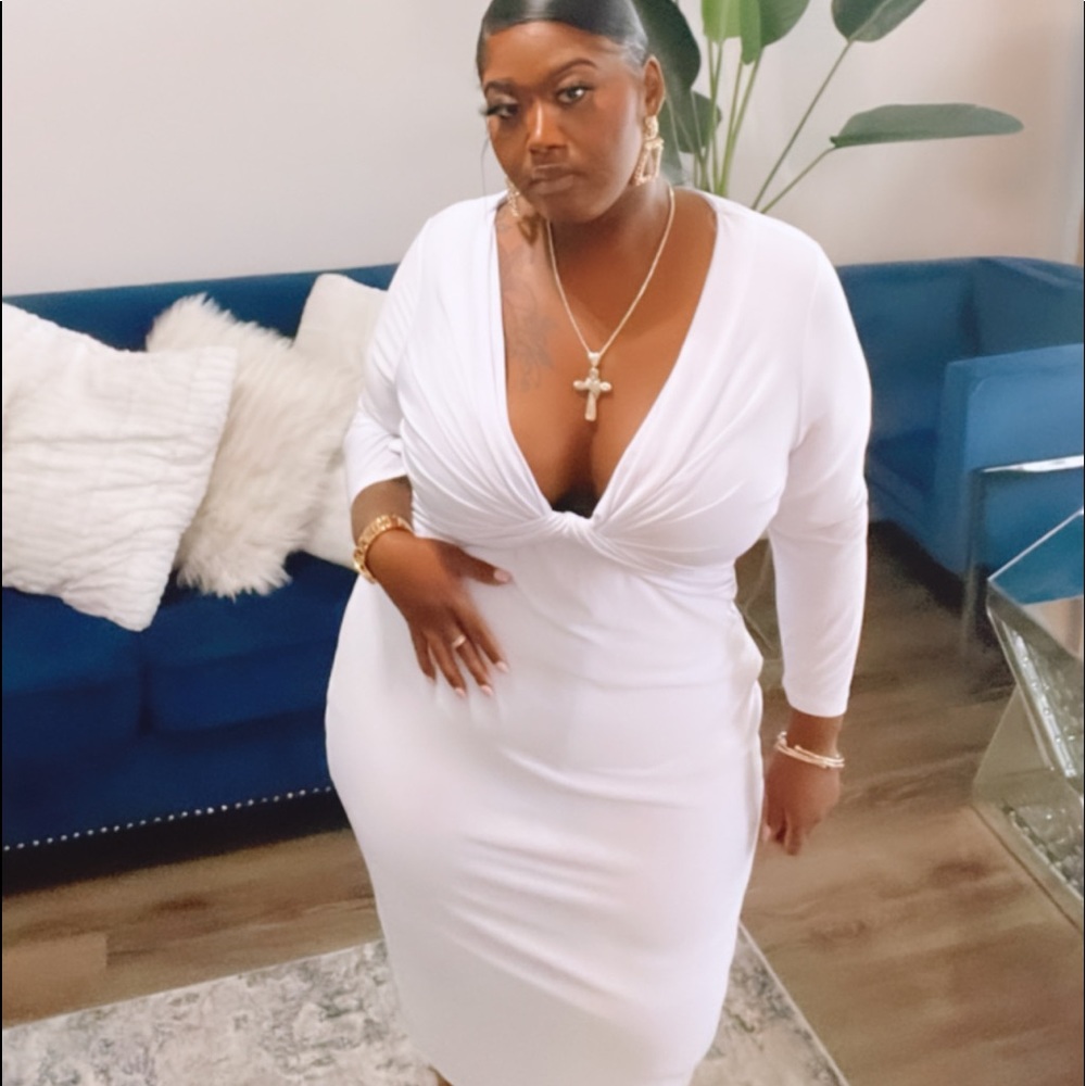 FTF Sexy white midi